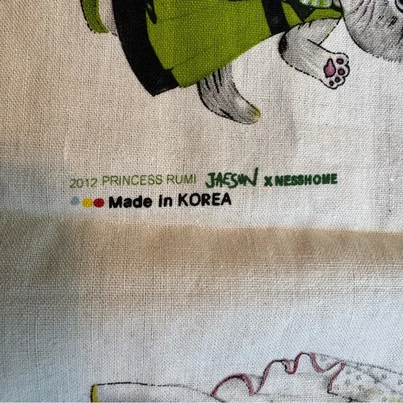 Vintage Style Rumi Cat Quilting Fabric Princess Korea Jaesun NessHome - Picture 4 of 5
